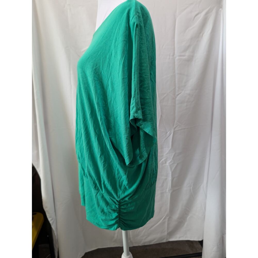 Chico's Women's Size XL (3) Green Pullover Top Dolman Relaxed Casual Shirt EUC - Picture 4 of 13